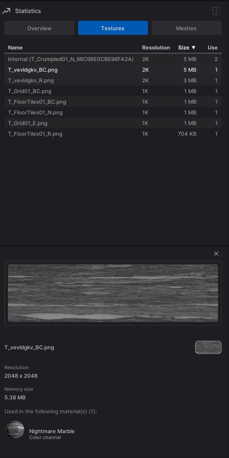 Statistics Monitor UI